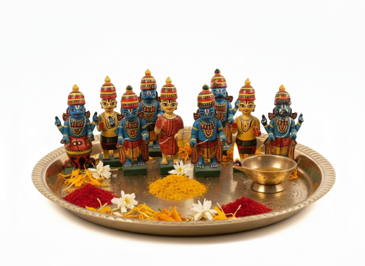 Dashavatar Dools ( 10 idols of lord Vishnu )