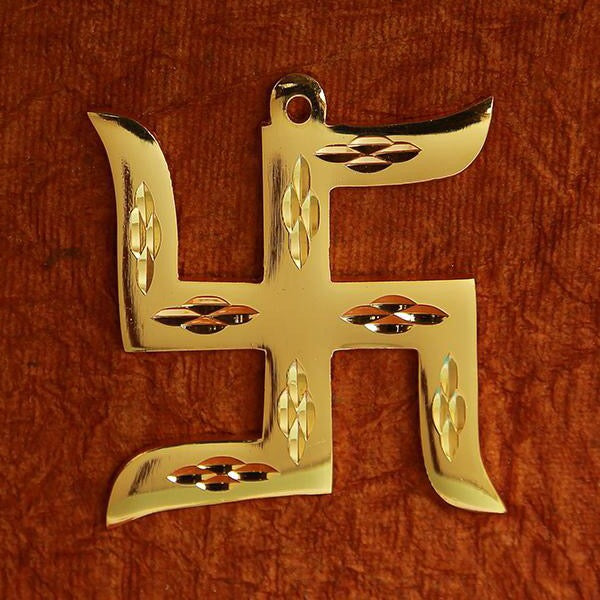 Pure Panchaloha Swastik - For main door.