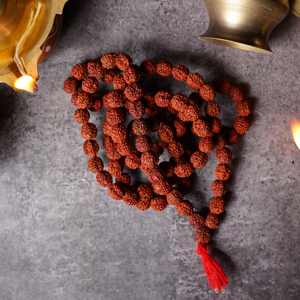 Rudraksha Mala 6mm 108 Beads The Pooja Store