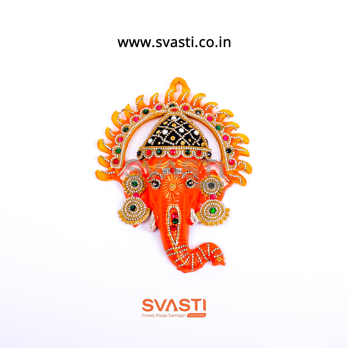 Decorated Ganesh Face