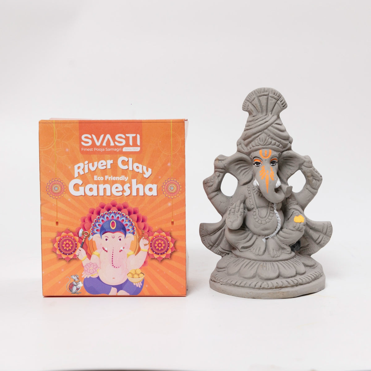 RIVER CLAY KAMAL GANESH PLAIN 6 INCH