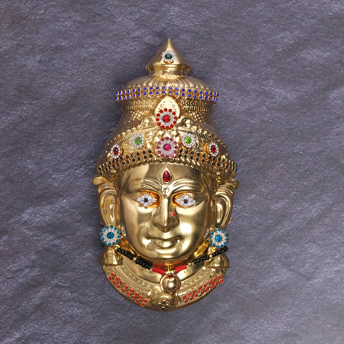 Pure Gold Polish Jewels Decorated Lakshmi