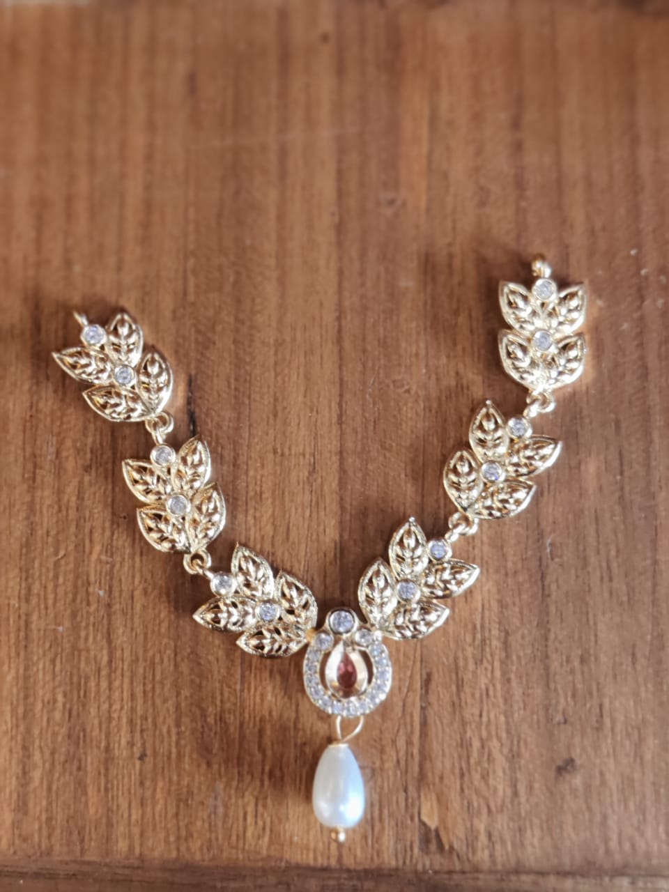Ad- Ruby God  Necklace / Kalasha Hara
