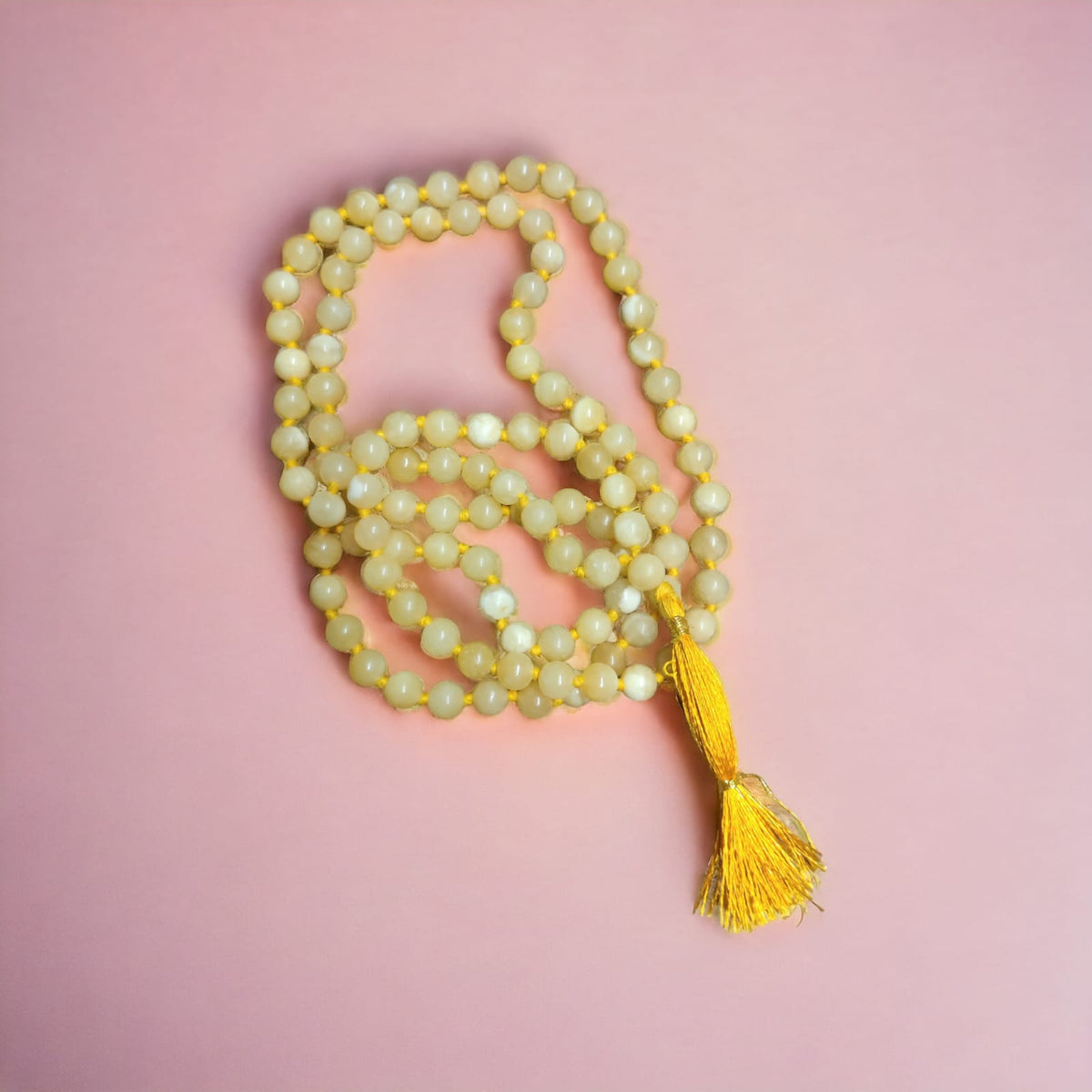 Yellow Calcite Mala (8mm)