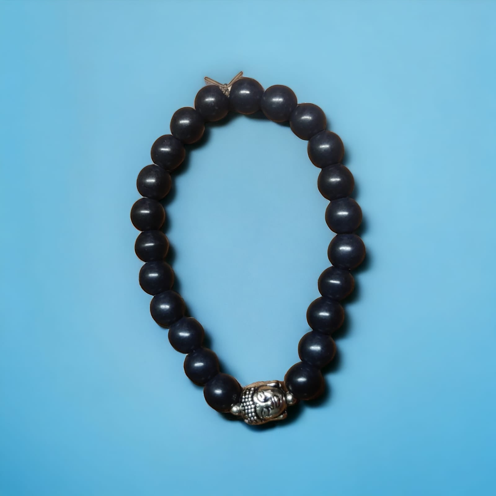 Natural Stone Buddha Head Bracelet