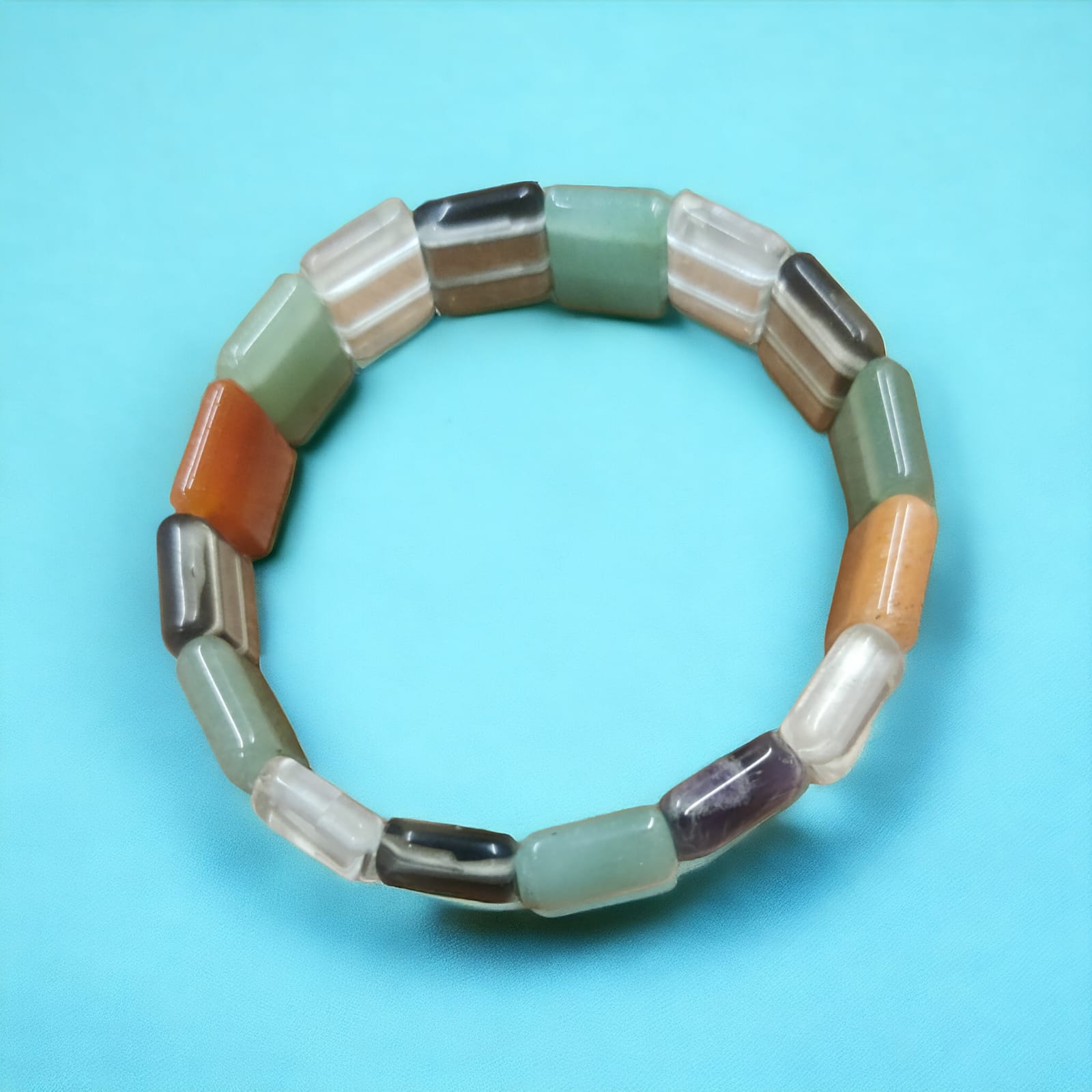 Seven Chakra Stone Bracelet