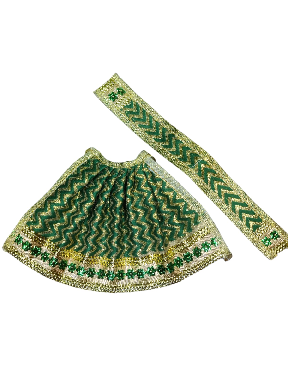 Lehanga and Patka Set Height 4 Inch