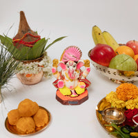 RIVER CLAY PAGADI GANESHA COLOUR 6 INCH