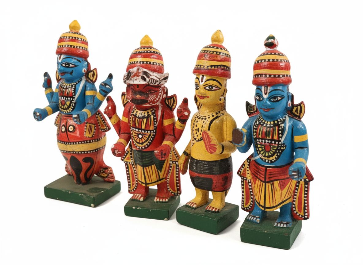 Dashavatar Dools ( 10 idols of lord Vishnu )
