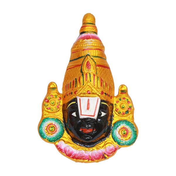Tirupati Balaji Face Plain & Decoration