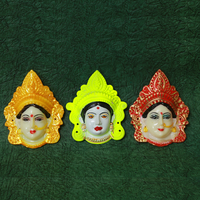 Fiber Durga Plain Face / With decoration