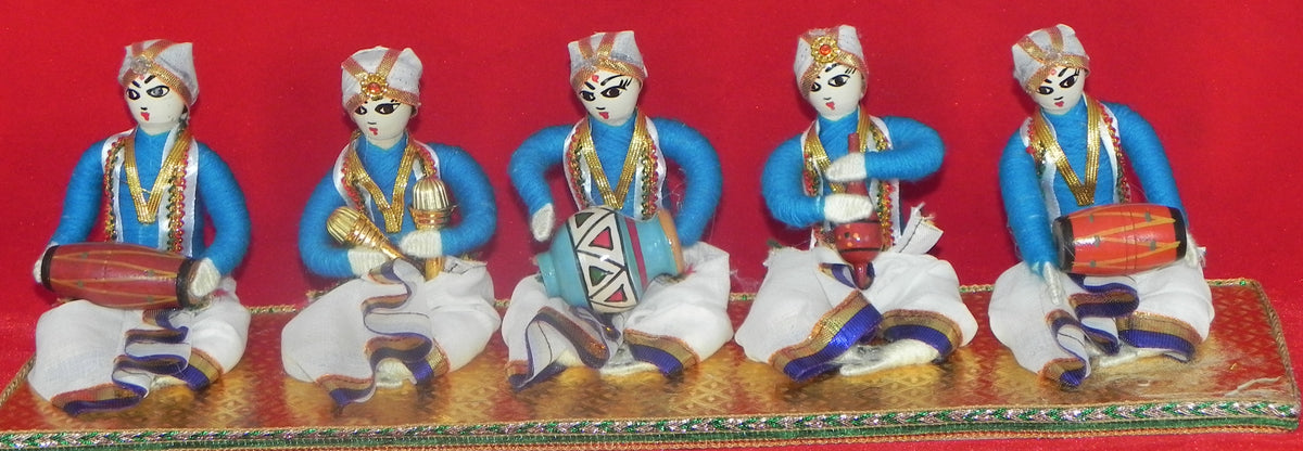 Marriage Wire Nadaswaram Dolls(Set of 5 people)