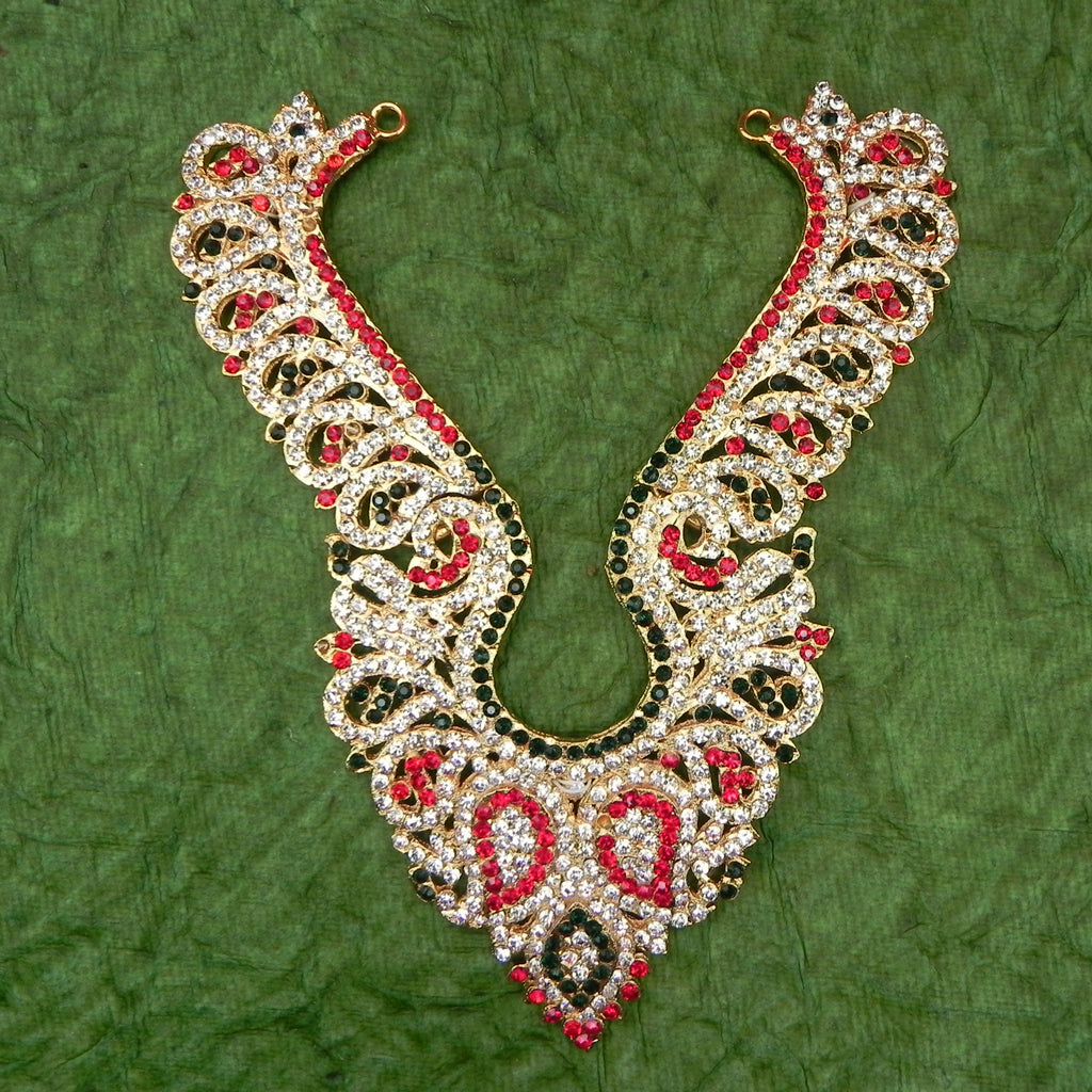 Stone Kavai Haara Height - 7 inch
