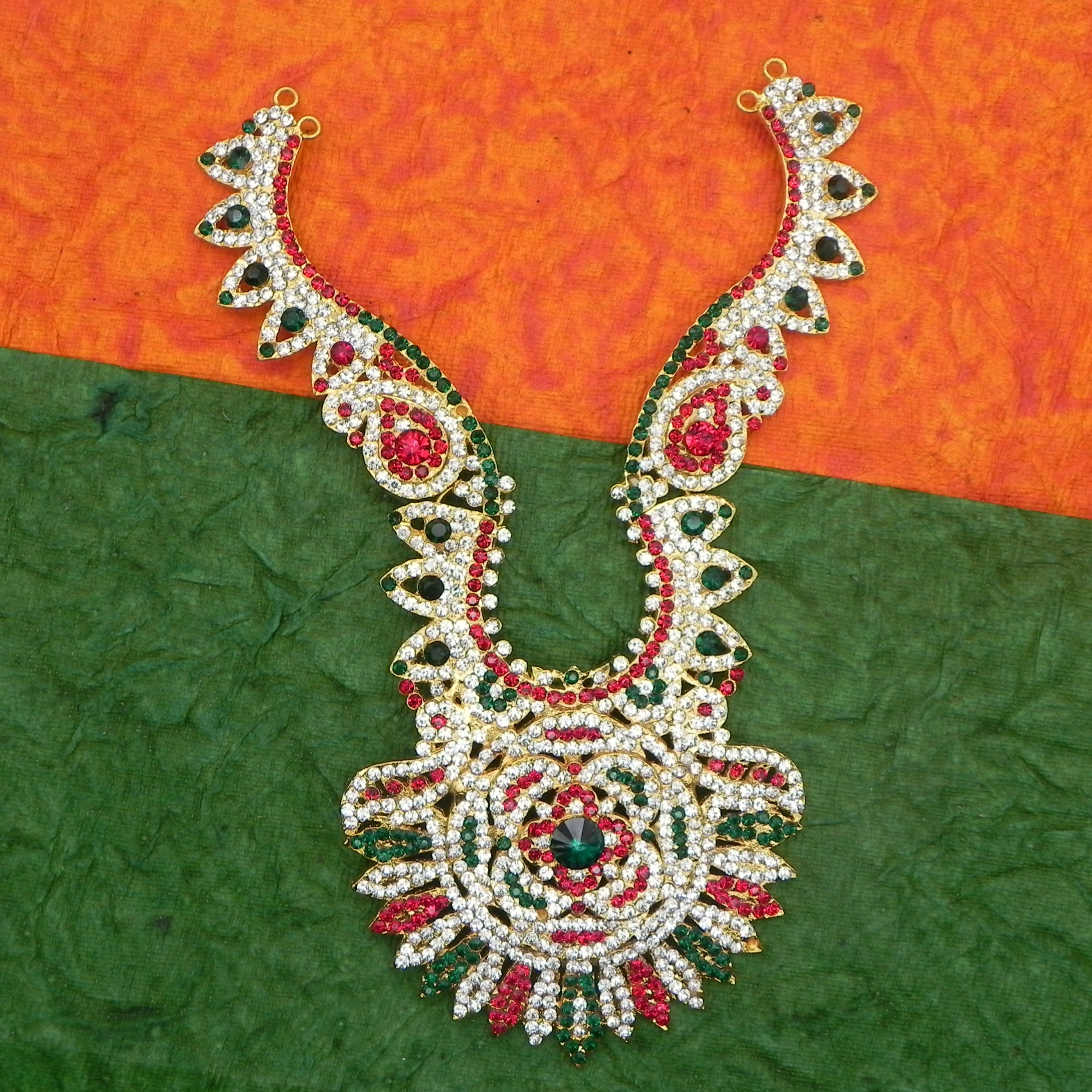 Stone Kavai Haar [ Height - 9 inch ]