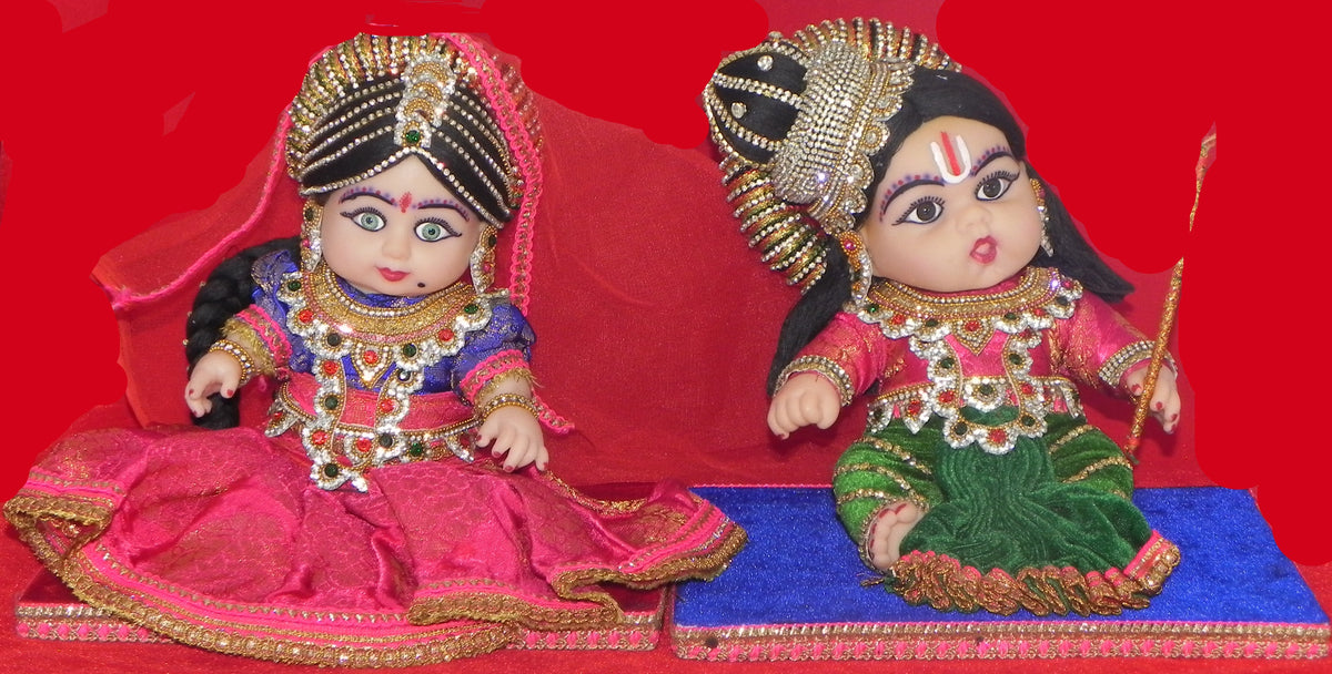 Baby Radha and Sri Krishna