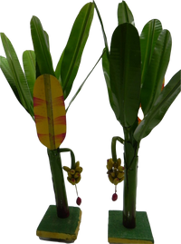 Banana tree with stand and Banana Bunch. ( FOR DECORATION)