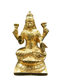 Lakshmi brass idol