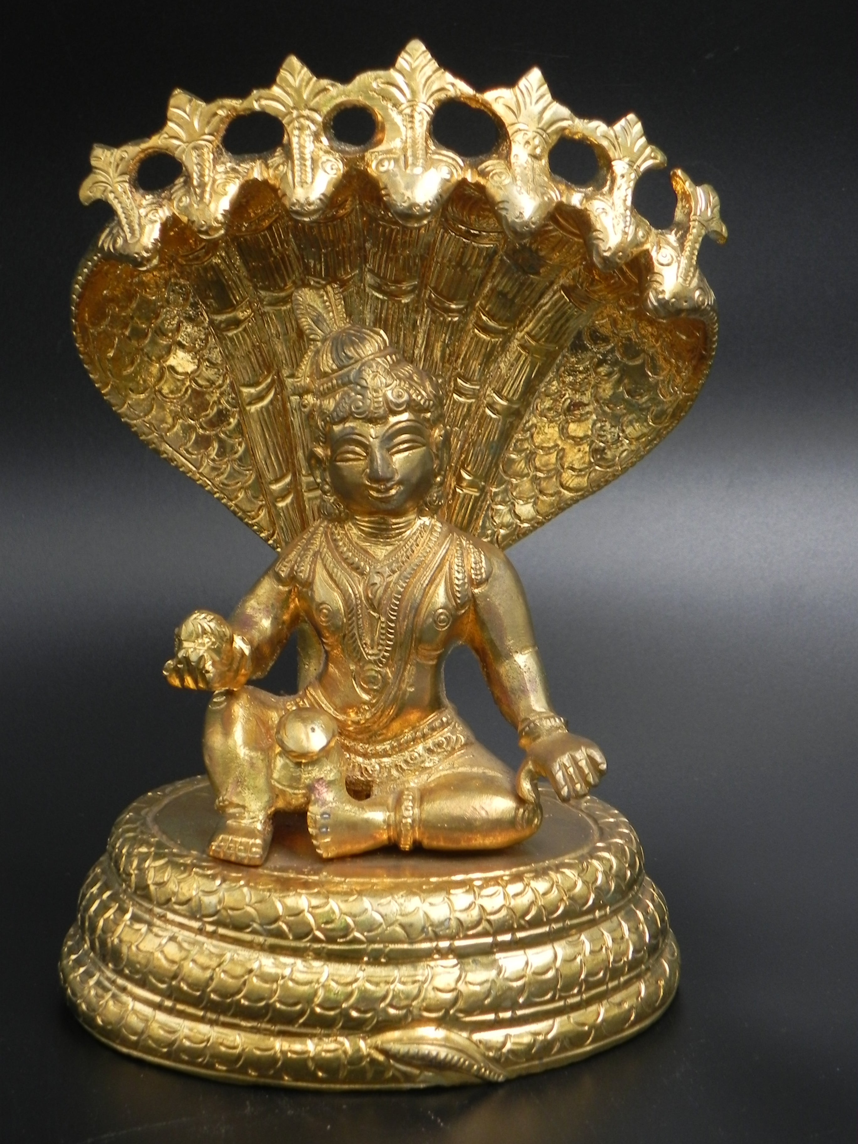Krishna with Snake Idol