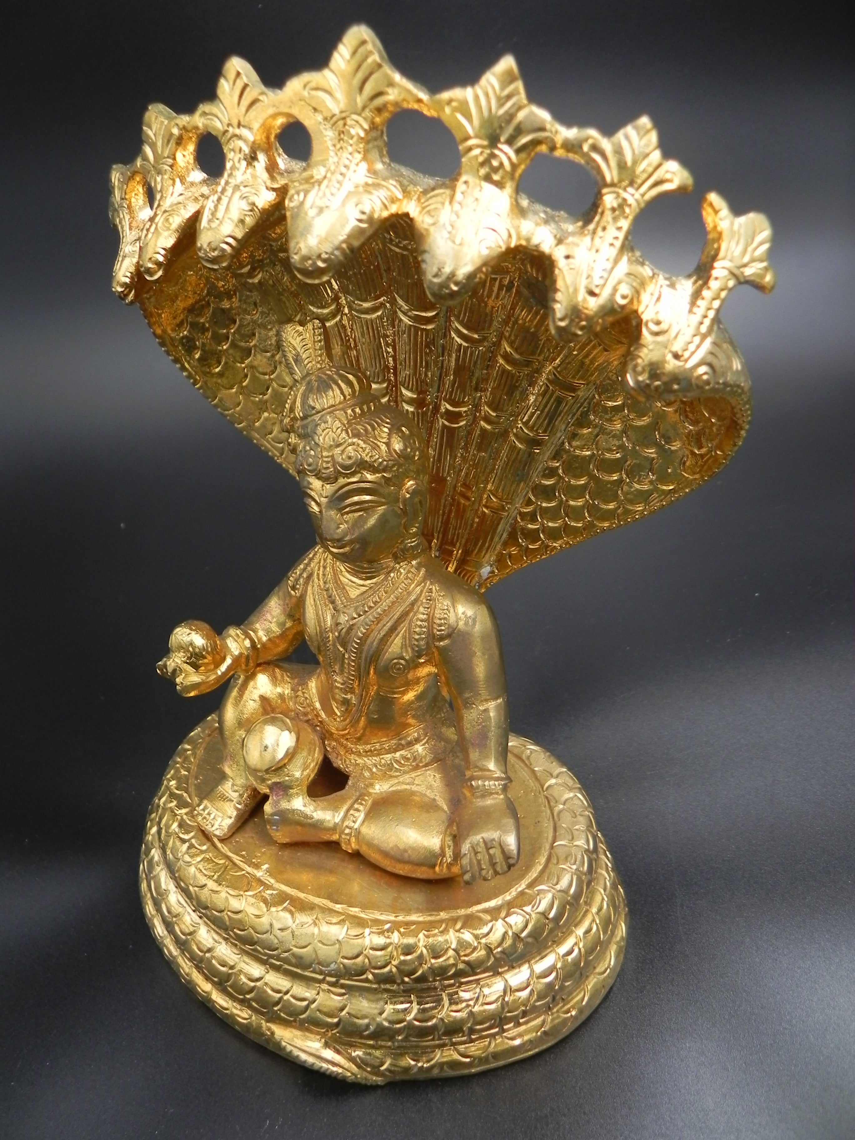 Krishna with Snake Idol