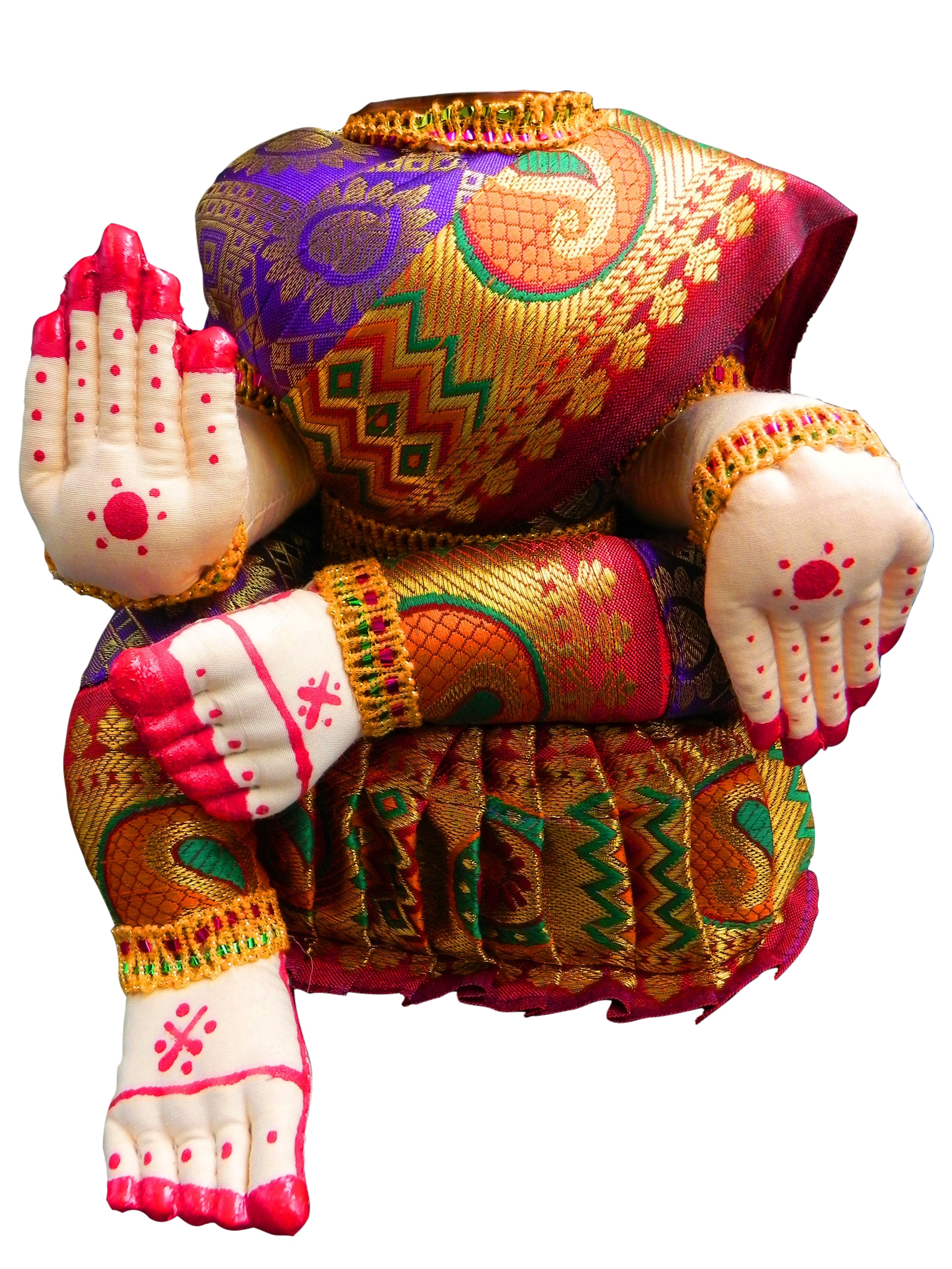 Devi Idol ( excluding face) - Height 7 inches
