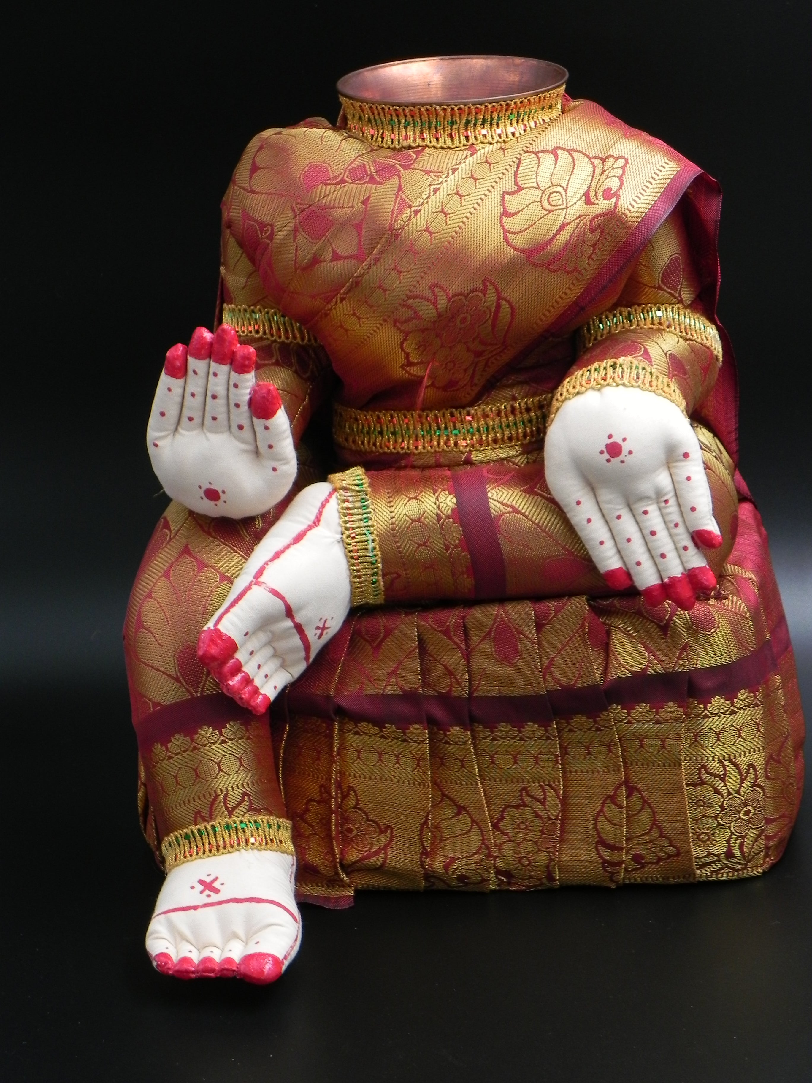 Devi Idol ( Excluding Face ) - Height 11 inches