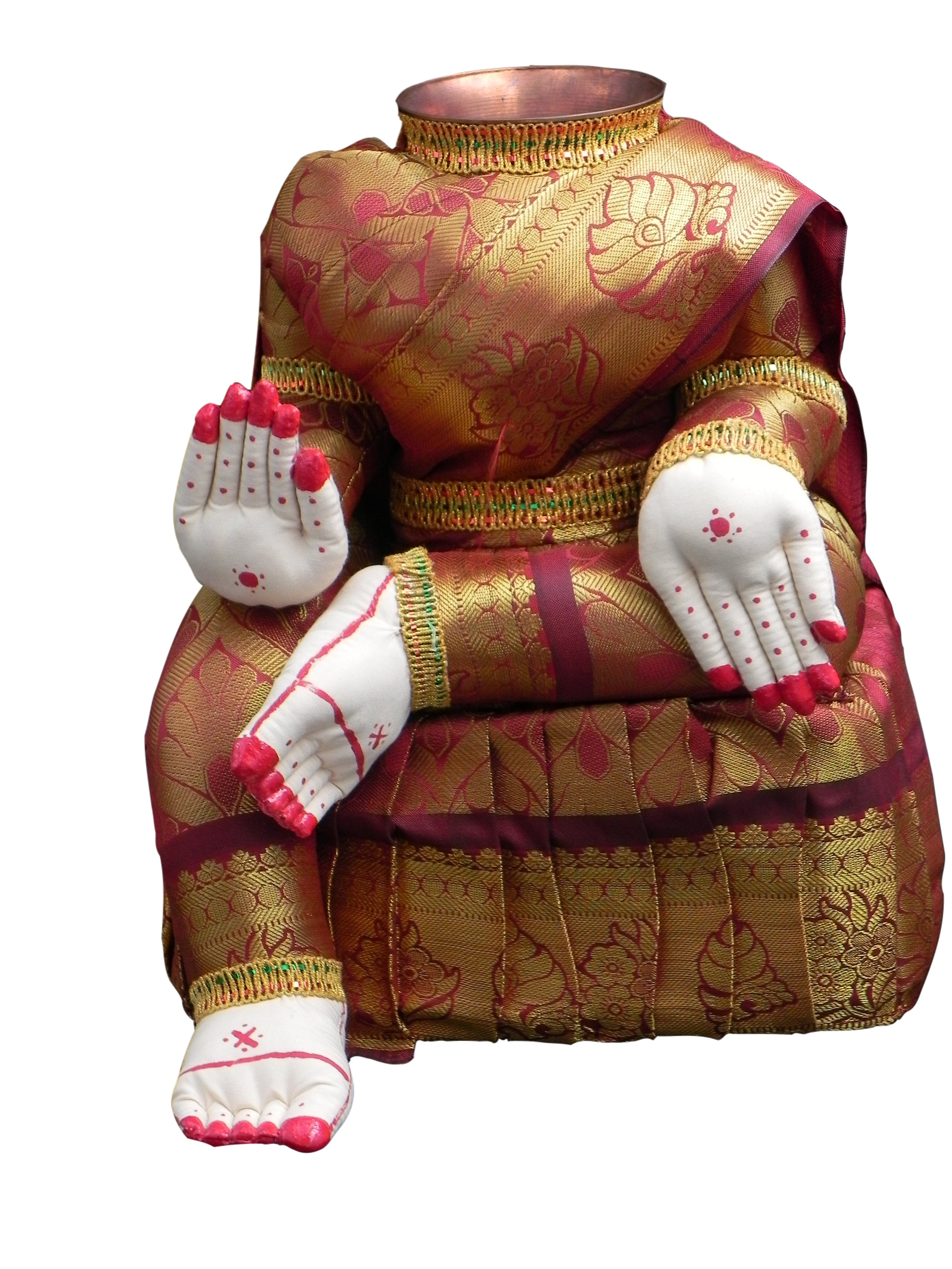 Devi Idol ( Excluding Face ) - Height 11 inches