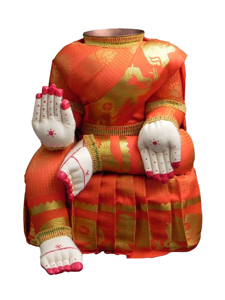 Devi Idol ( Excluding Face ) - Height 11 inches