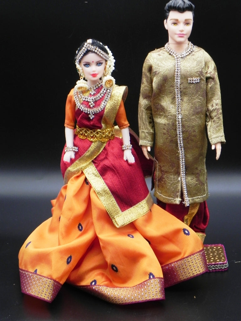 Aanchal traders New Anarkali Bride Doll Anarkali Bride Doll with Heavy  Jewellery and Umbrella Lehenga stunnning Look Doll (Blue) : Amazon.in: Toys  & Games