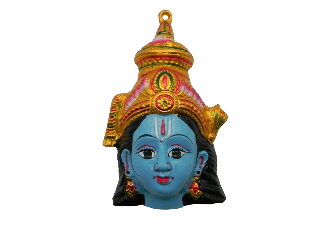 Narayan Face for Pooja Decoration ( Height - 7.5in)