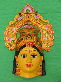Lakshmi with Mor Mukut Face