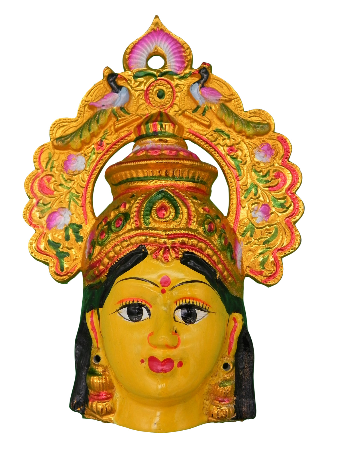 Lakshmi with Mor Mukut Face