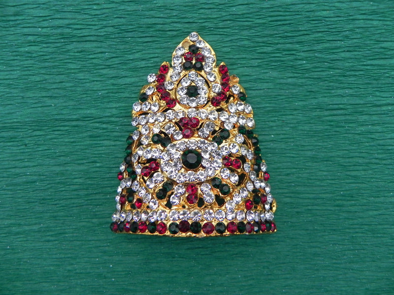 4 Kireedam for Hindu God Full Round Crown and Multi color Stones Gold  Plated Crown Mukut Buy Now