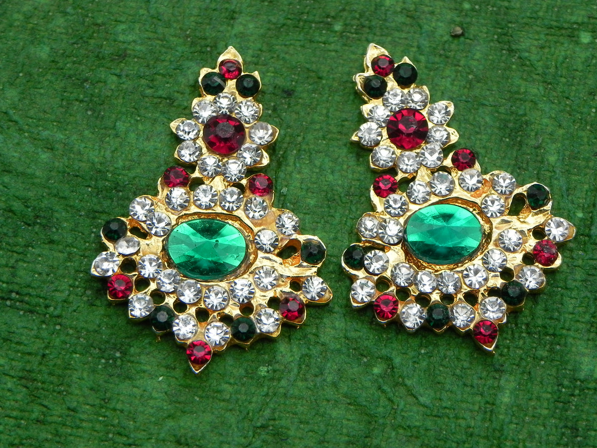 God's Earring Set with 888 Stones