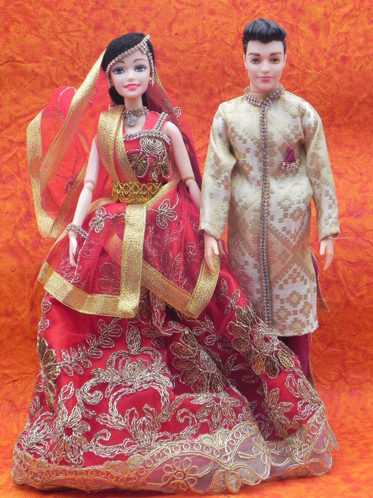 Marriage Wire  Dolls(Set of 2 people)