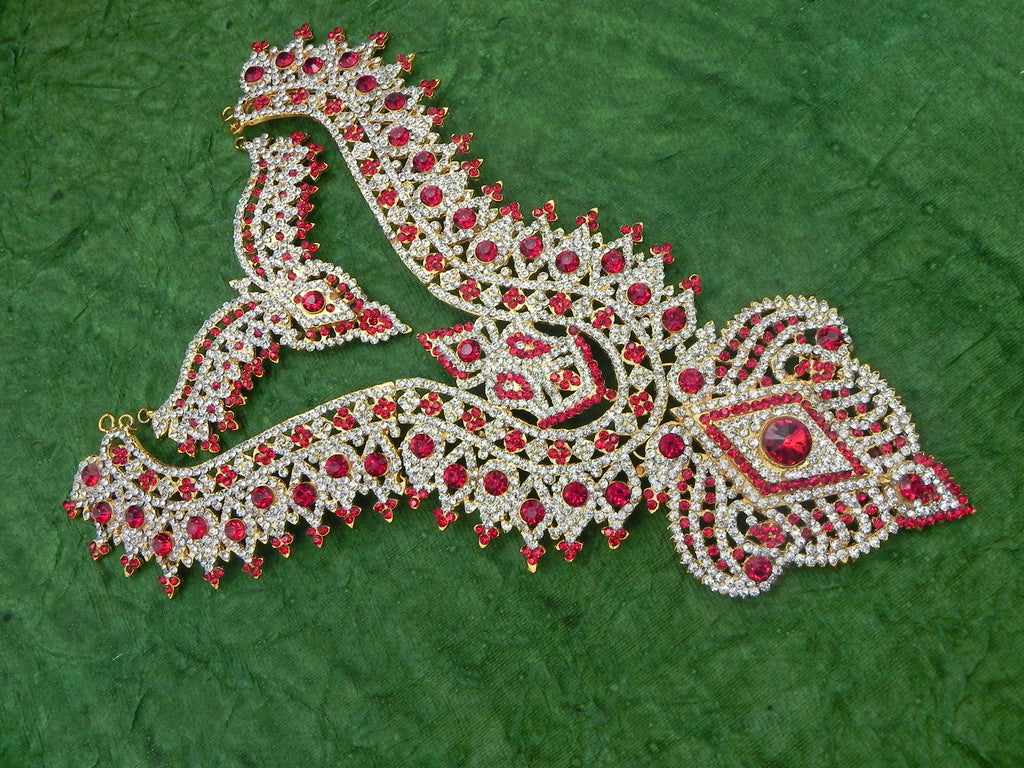 Stone Kavai Haaram [ Height - 12 inch ]