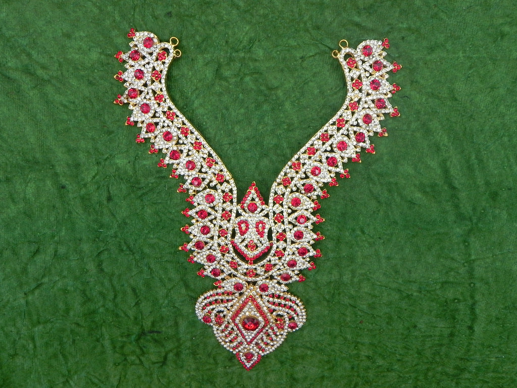 Stone Kavai Haaram [ Height - 12 inch ]