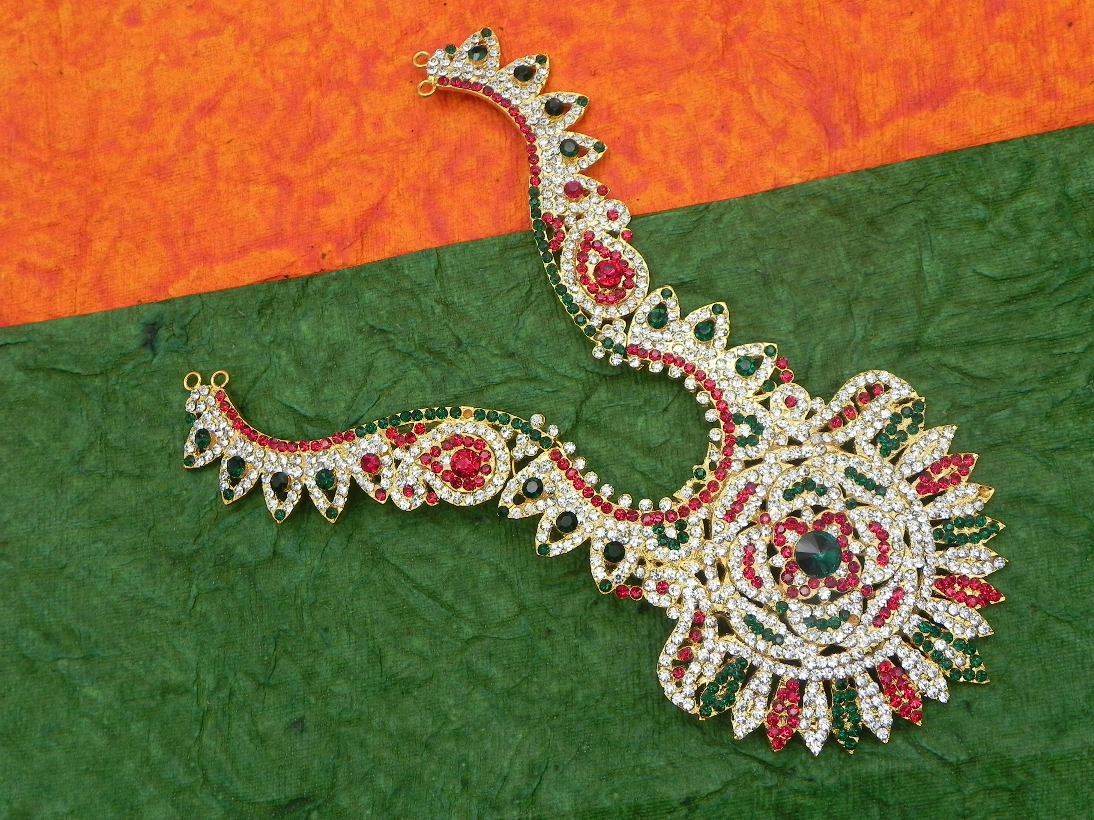 Stone Kavai Haar [ Height - 9 inch ]