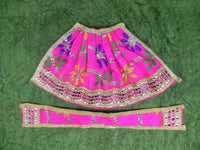 Flower Design Lehenga and Patka Set Height - 5 inch