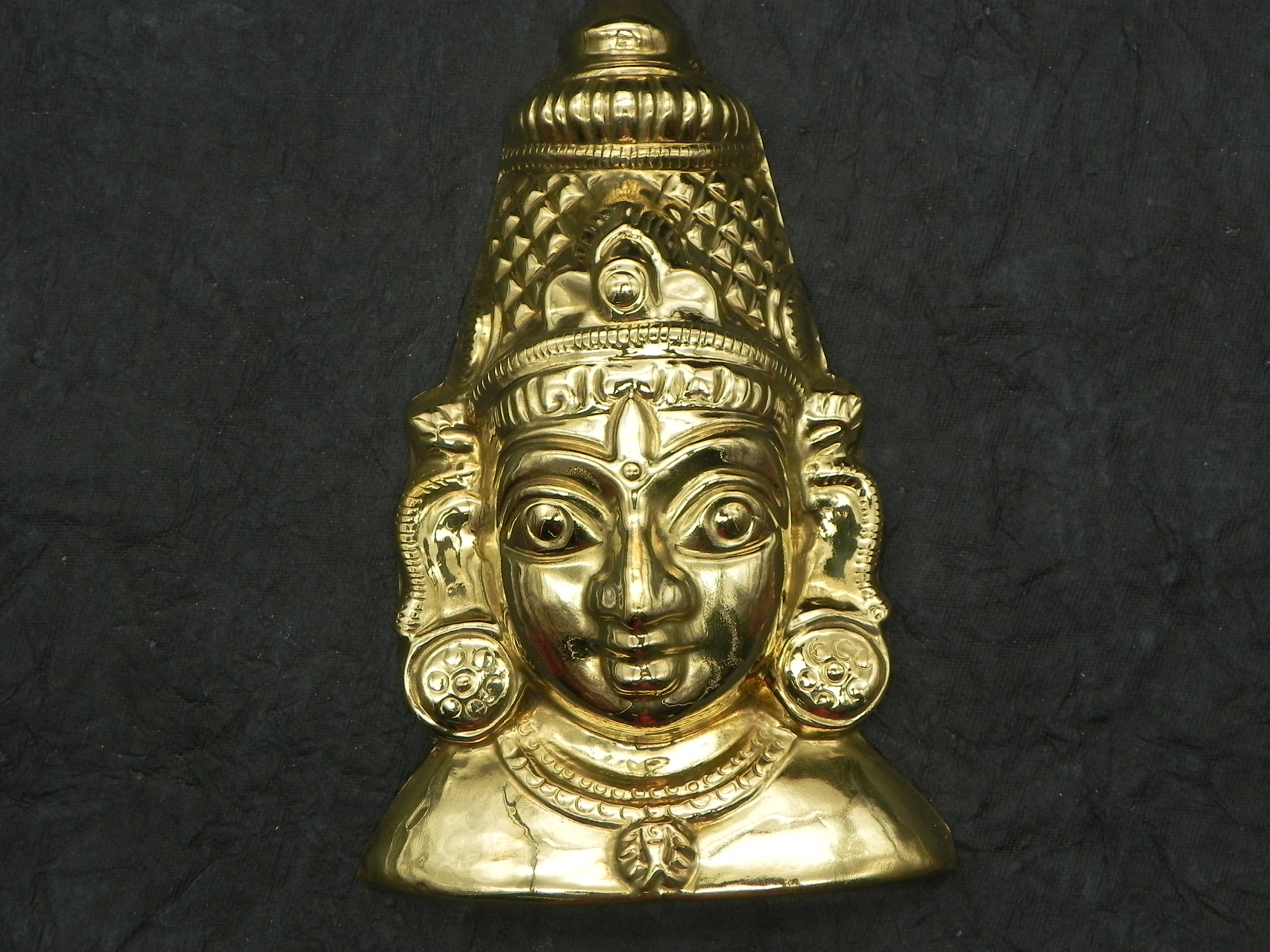 Divinely Crafted Brass Lakshmi Face | The Pooja Store – Svasti Store