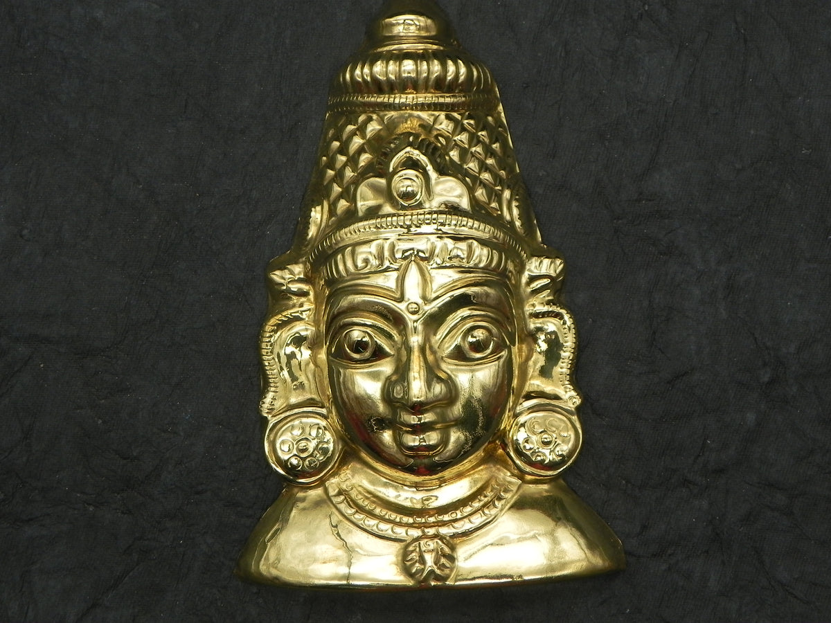 Brass Lakshmi face