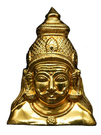 Shaneshwara / Veerabhadra / Munishwara / Kalabairava / Shiva  Brass Face [ Height - 11.5 inch]