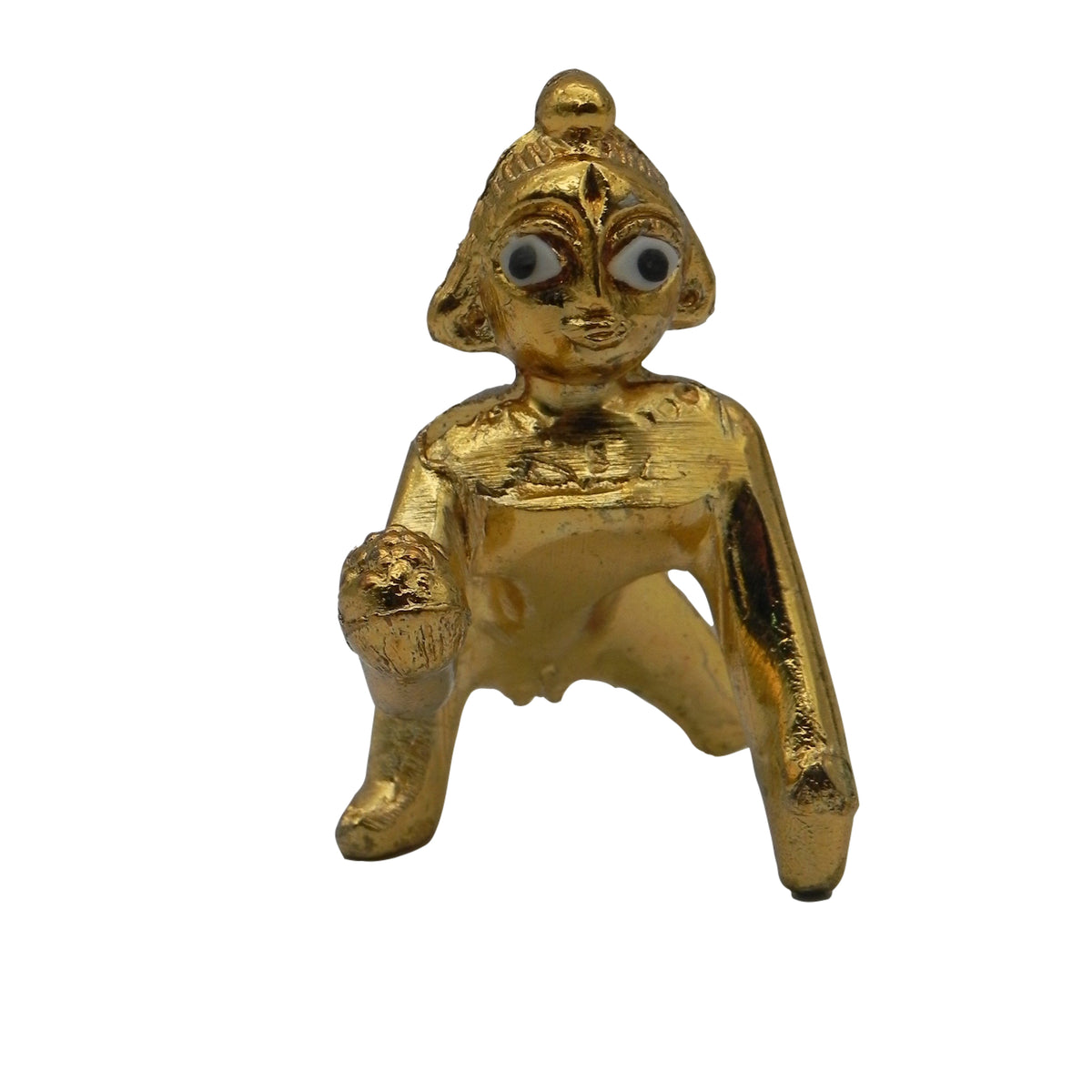 Brass laddu Gopal Idol / Ambergal Krishna