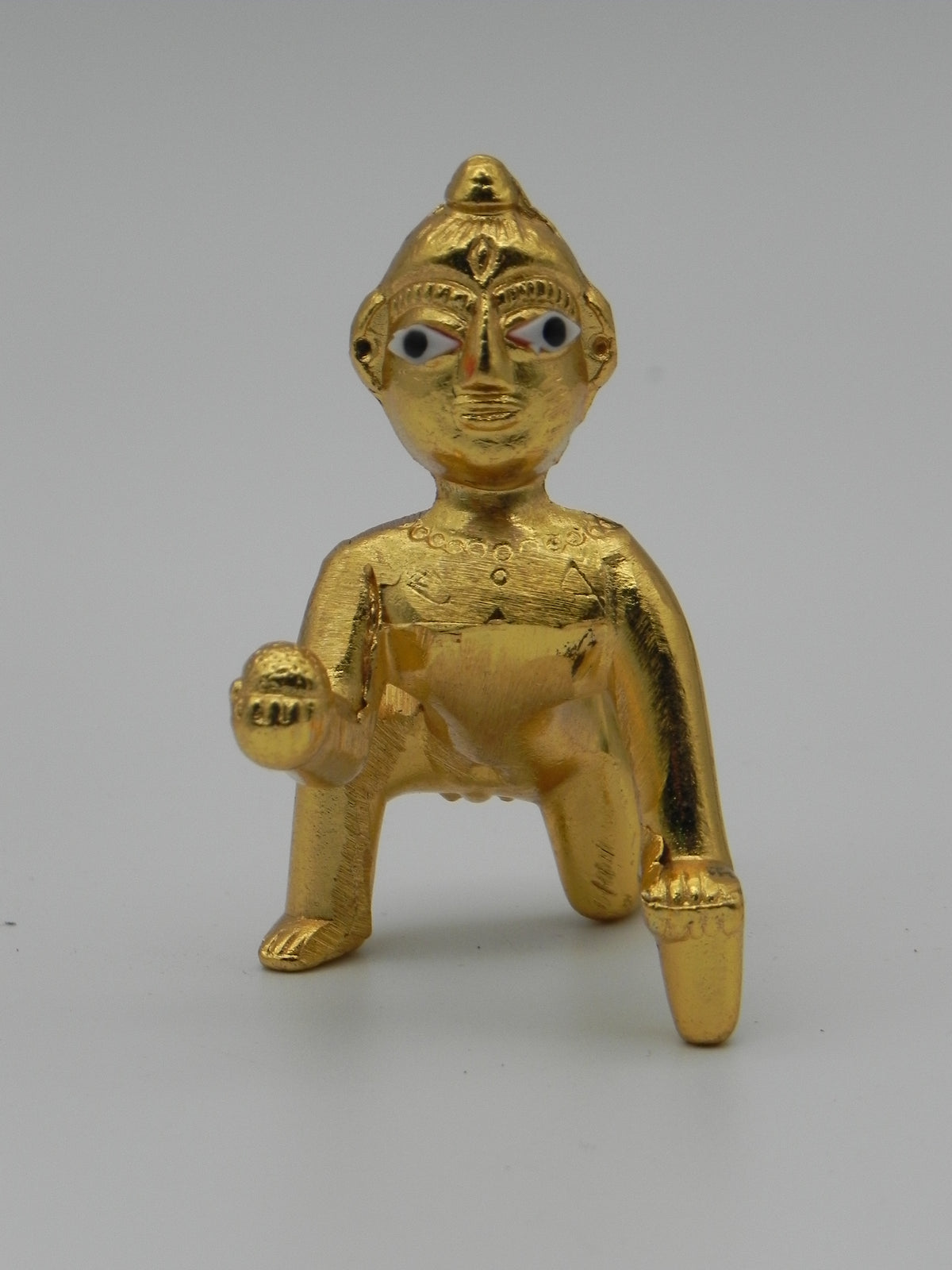 Brass laddu Gopal Idol / Ambergal Krishna