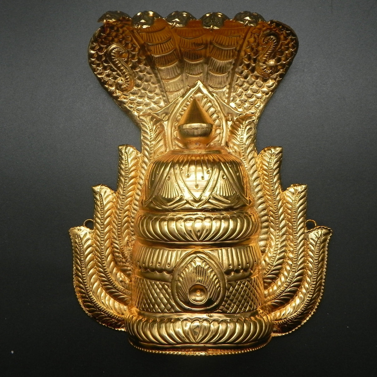 Jwalamuki keerita with Snake[ GOLD plated]