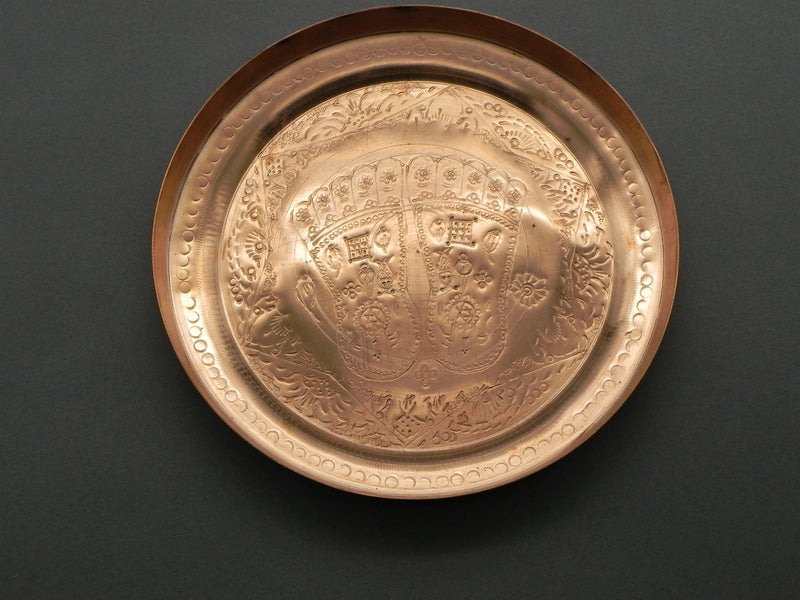 Copper Plate with Paadha