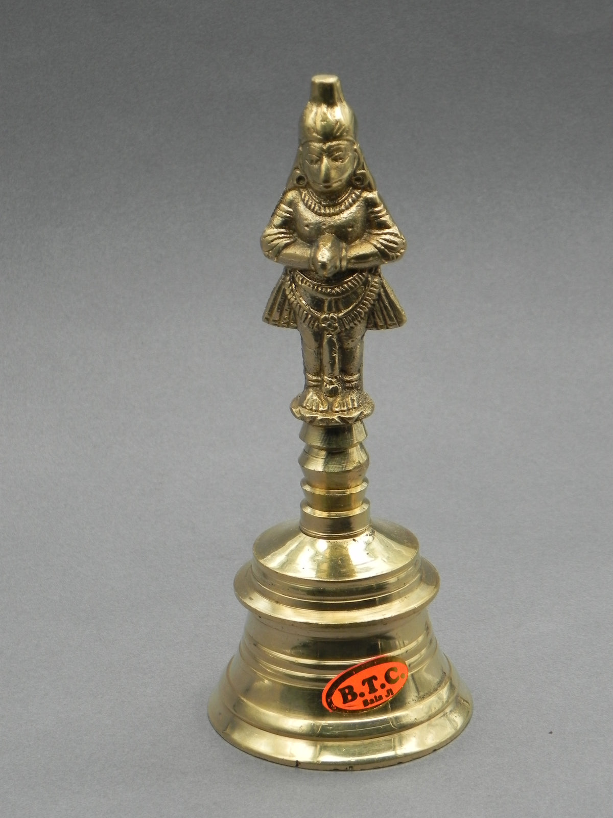 Brass Pooja Bell with Hanuman – The Pooja Store