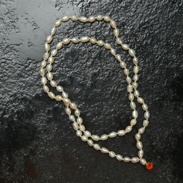 Pearl Mala Oval Shape