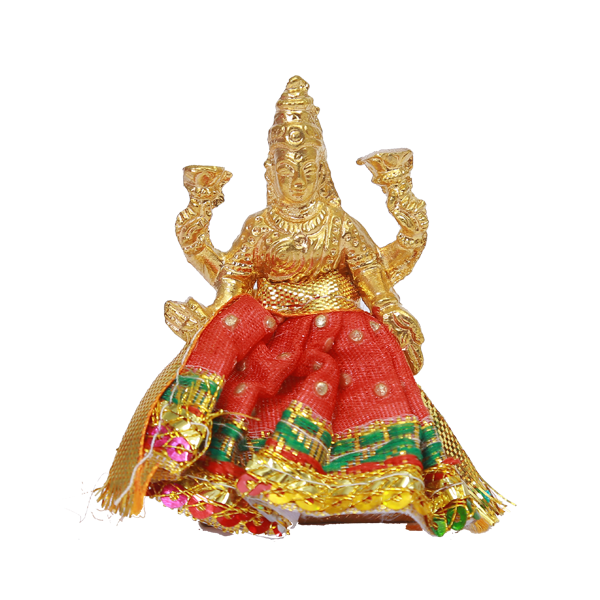 Lakshmi Idol - Plain and with Lehanga.