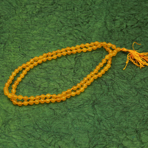 Yellow Hakik Mala/Rosary