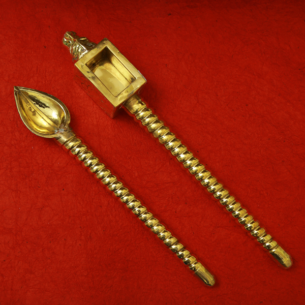 Brass Homa Spoon Set